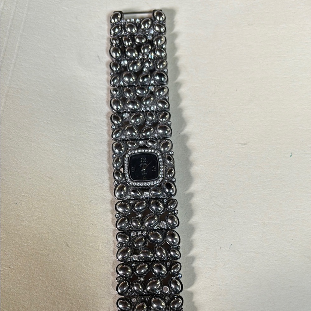 Black and Silver Bracelet Watch